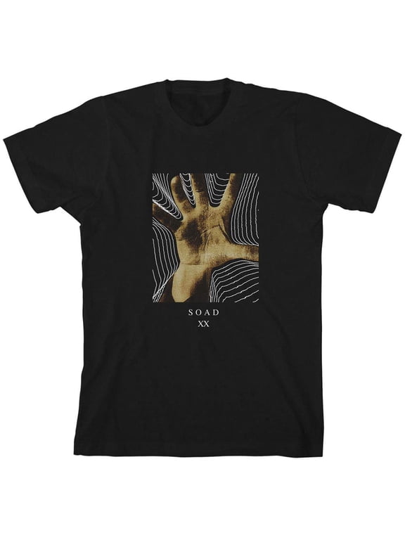Men's System Of A Down Hand Anniversary Tee T-shirt Medium Black