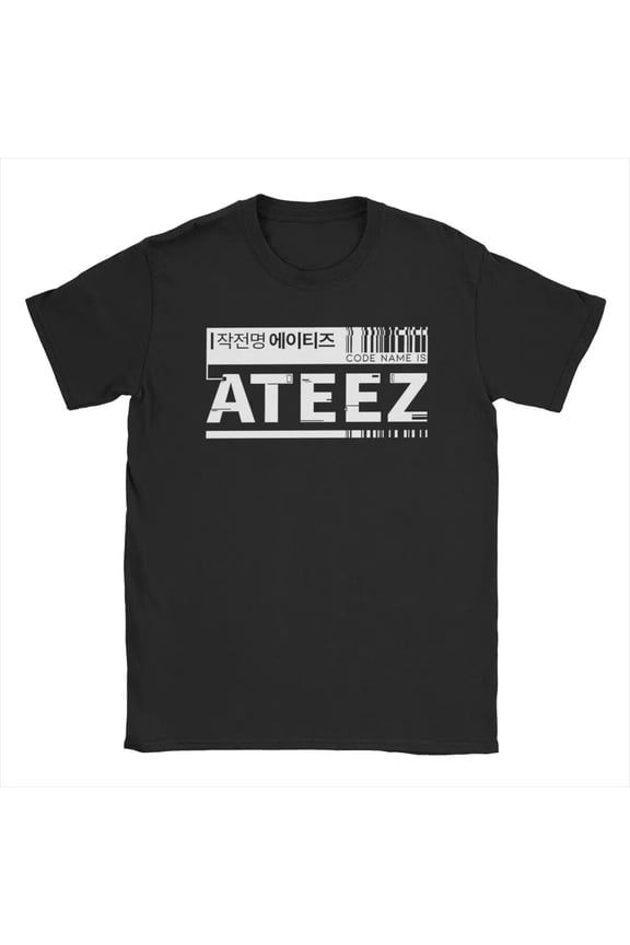 Men's T-Shirt ATEEZ Fashion Cotton Tee Shirt Short Sleeve T Shirts O Neck