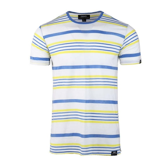 YUBIKWETE Men's Short Sleeve T-Shirts Striped Crew Neck Tee
