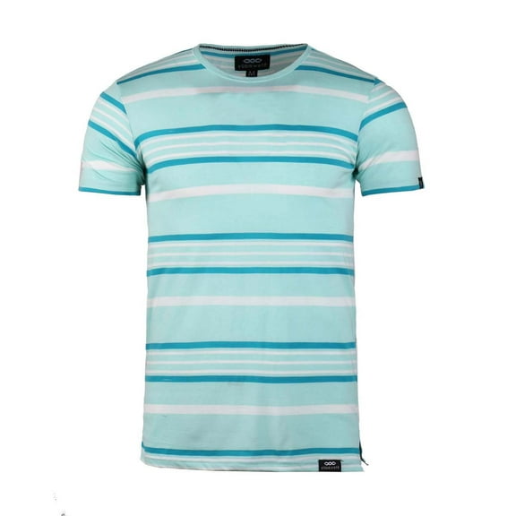YUBIKWETE Men's Short Sleeve T-Shirts Striped Crew Neck Tee