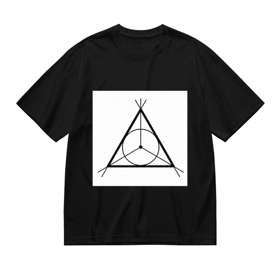 Men's T-Shirt - Casual Short Sleeve Cotton Tee , Black Streetwear Top for Everyday Wear