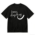 thumbnail image 1 of Men's T-Shirt Emonic Anything Smiley Face Design Comfortable And Versatile Outdoor Casual Short Sleeve, 1 of 2