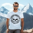 thumbnail image 1 of Men's T-Shirt, Hand Made Willie G Skull Distressed, Harley Davidson Shirt, 1 of 4