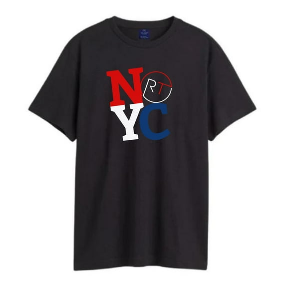 Men's T-Shirt N.Y.C Print Summer Shirt