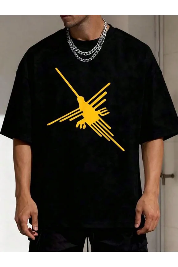 Men's T-Shirt Peru Shirt - Nazca Lines Hummingbird - Men Women-Shirt