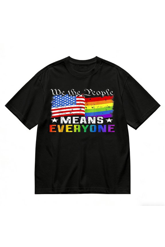 Men's T-Shirt Pride Flags Comfortable And Versatile Outdoor Casual Short Sleeve