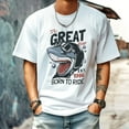 thumbnail image 1 of Men's T Shirt Retro Style Pattern Shirt Summer New Trend Sweatshirt M, 1 of 1