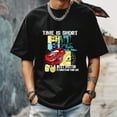 thumbnail image 1 of Men's T Shirt Retro Style Pattern Shirt Summer New Trend Sweatshirt M, 1 of 4