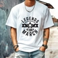 thumbnail image 1 of Men's T Shirt Round Neck Patterned Tee Summer New Sports Shirt Vintage Style XL, 1 of 4