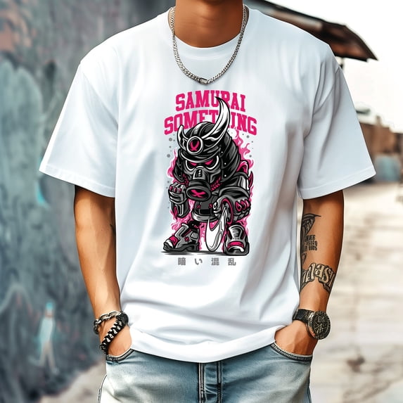 Men's T Shirt Round Neck Patterned Tee Summer New Sports Shirt Vintage Style XL