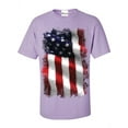 thumbnail image 1 of Men's T-Shirt Short Sleeve - American Flag 4th of July, 1 of 3