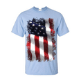 thumbnail image 1 of Men's T-Shirt Short Sleeve - American Flag 4th of July, 1 of 3