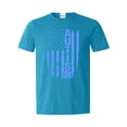 thumbnail image 1 of Men's T-Shirt Short Sleeve - Autism Flag, 1 of 3
