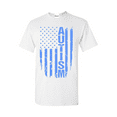 thumbnail image 1 of Men's T-Shirt Short Sleeve - Autism Flag, 1 of 3