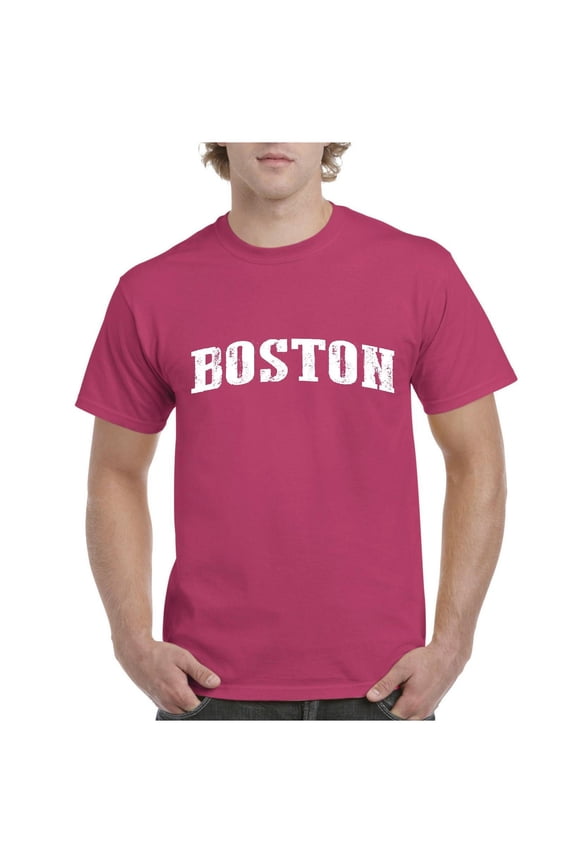 Men's T-Shirt Short Sleeve - Boston