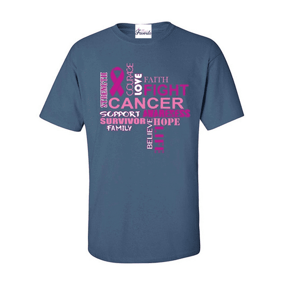 IWPF - Men's T-Shirt Short Sleeve - Breast Cancer