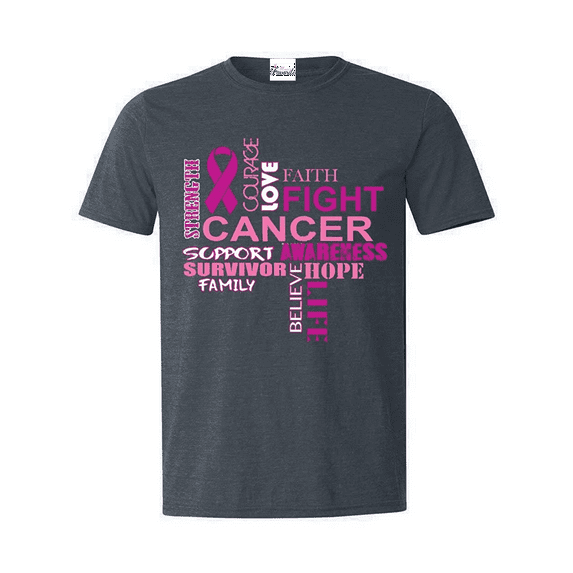 Men's T-Shirt Short Sleeve - Breast Cancer