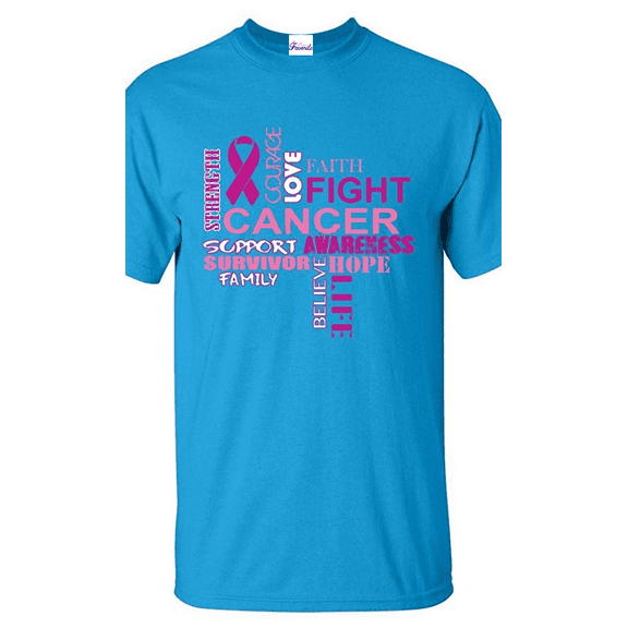 Men's T-Shirt Short Sleeve - Breast Cancer