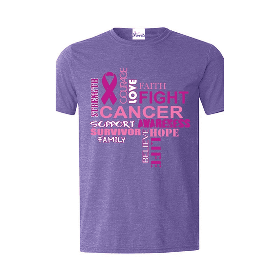Men's T-Shirt Short Sleeve - Breast Cancer