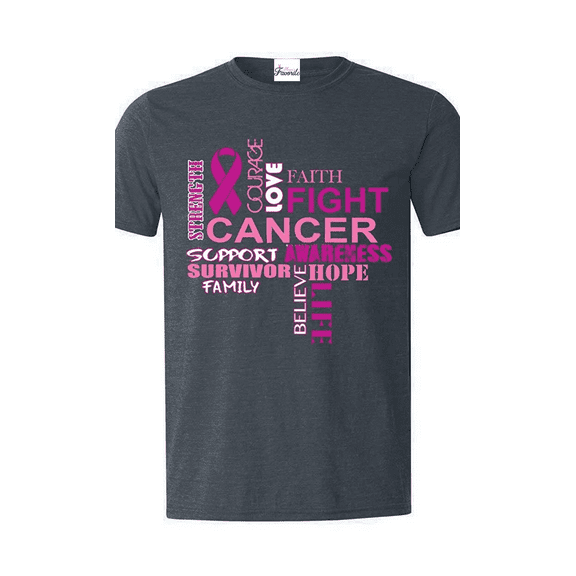 Men's T-Shirt Short Sleeve - Breast Cancer