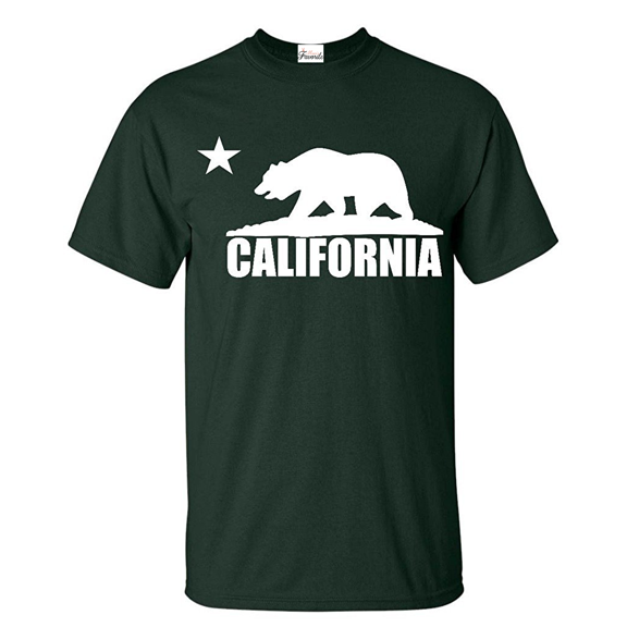 Men's T-Shirt Short Sleeve - California Bear