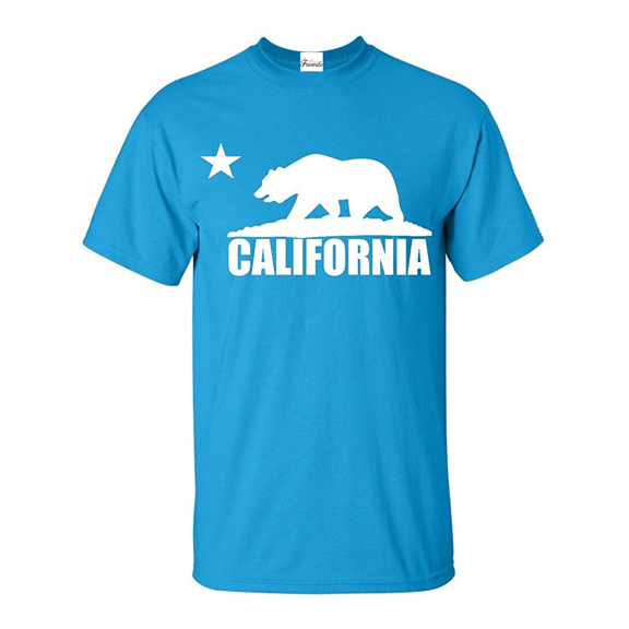 Men's T-Shirt Short Sleeve - California Bear