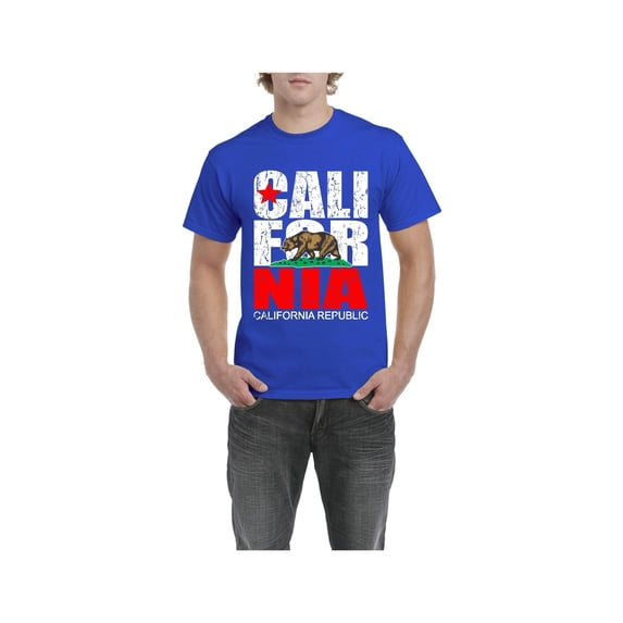 Men's T-Shirt Short Sleeve - California Cali
