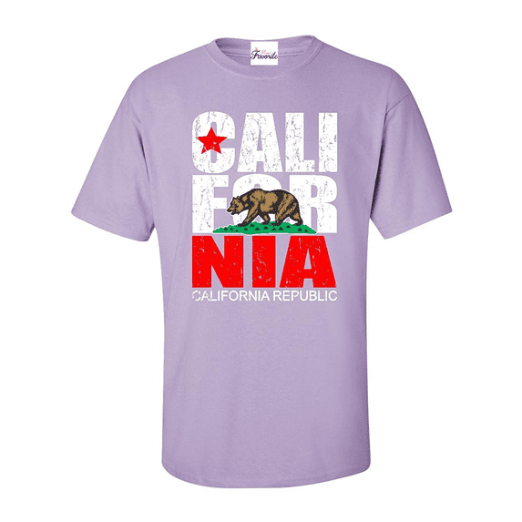 Men's T-Shirt Short Sleeve - California Cali
