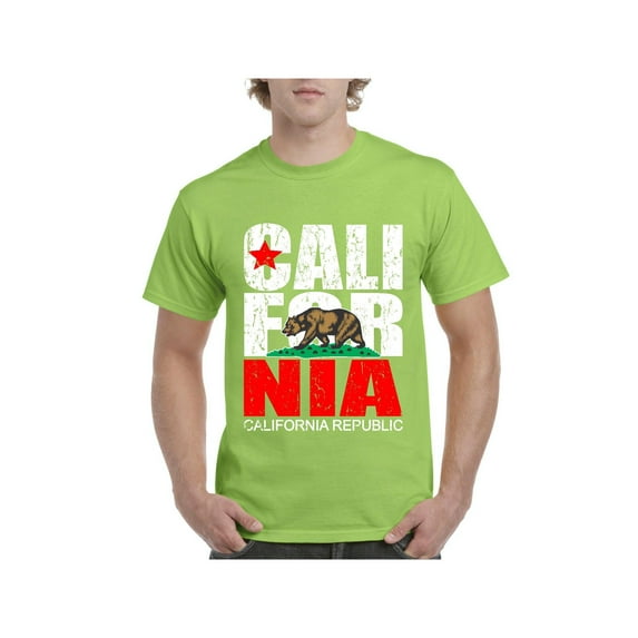 Men's T-Shirt Short Sleeve - California Cali