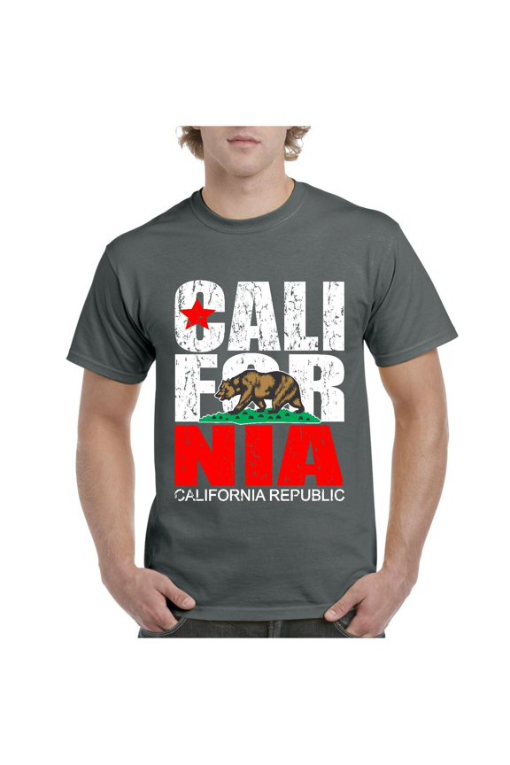 Men's T-Shirt Short Sleeve - California Cali