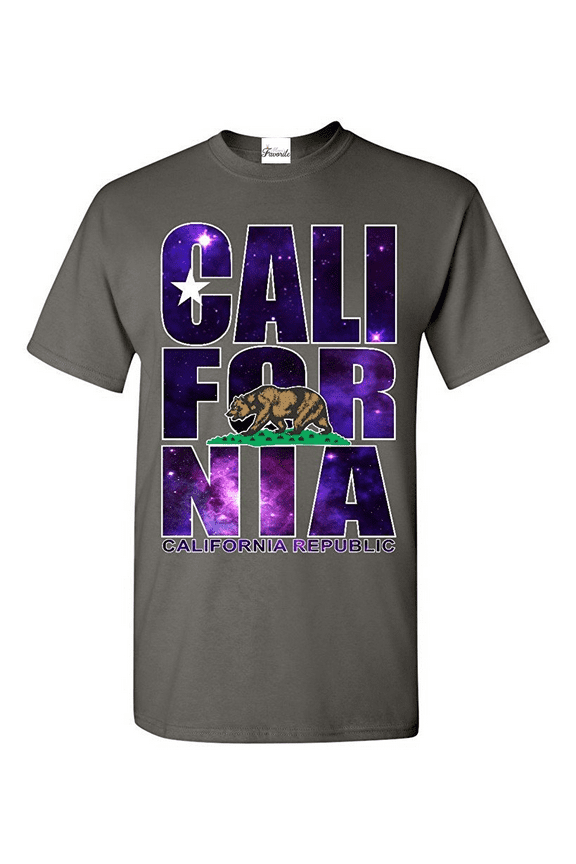 Men's T-Shirt Short Sleeve - California Cali