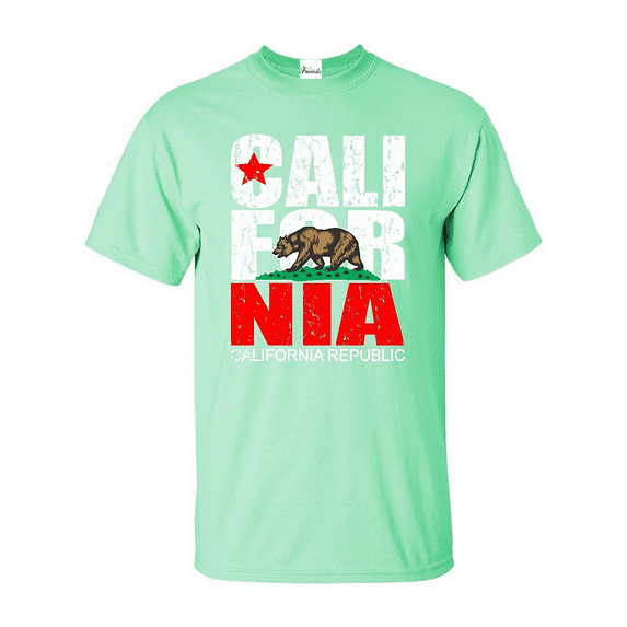 Men's T-Shirt Short Sleeve - California Cali