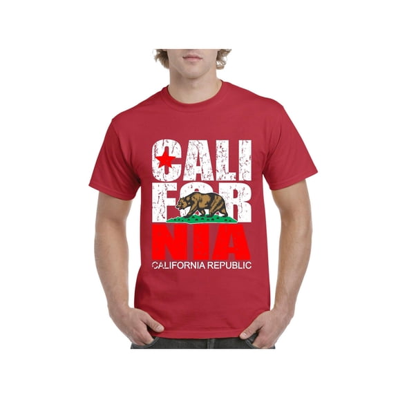 Men's T-Shirt Short Sleeve - California Cali
