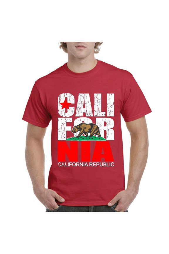 Men's T-Shirt Short Sleeve - California Cali