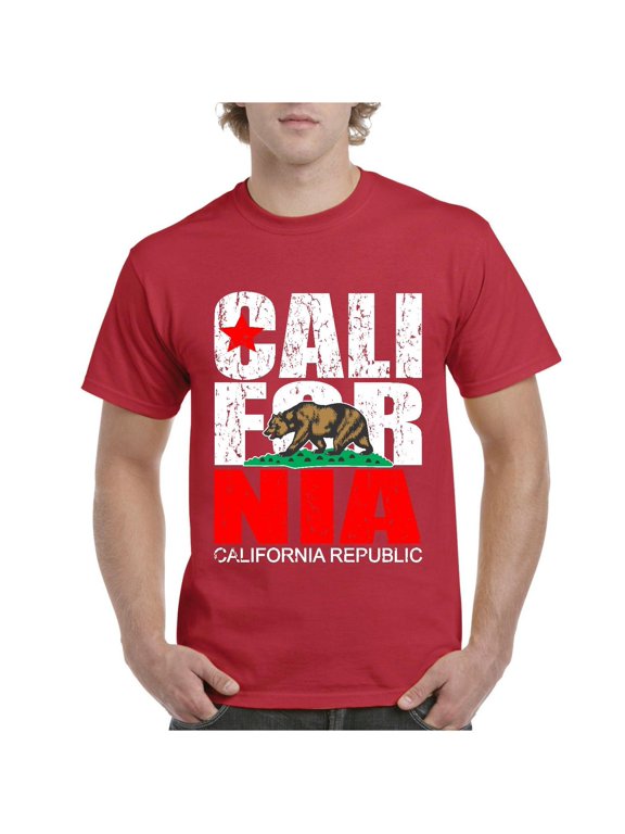 Men's T-Shirt Short Sleeve - California Cali