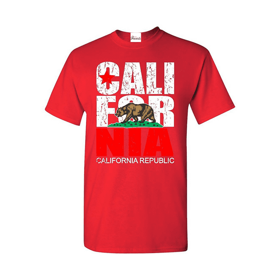 Men's T-Shirt Short Sleeve - California Cali