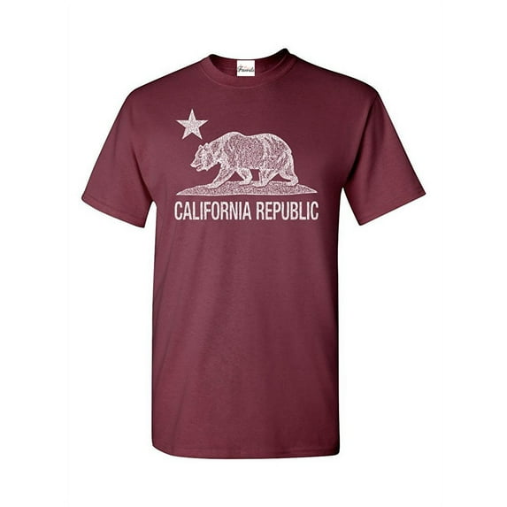 Men's T-Shirt Short Sleeve - California Cali