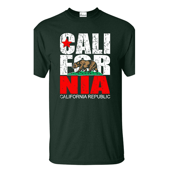Men's T-Shirt Short Sleeve - California Cali