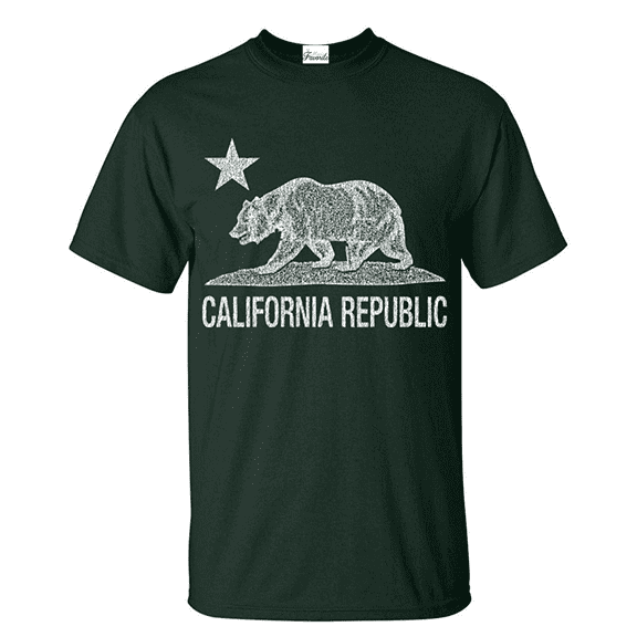 Men's T-Shirt Short Sleeve - California Cali