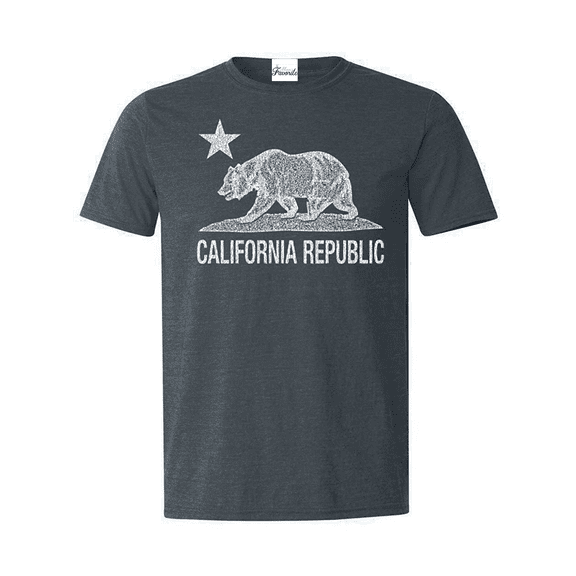 Men's T-Shirt Short Sleeve - California Cali