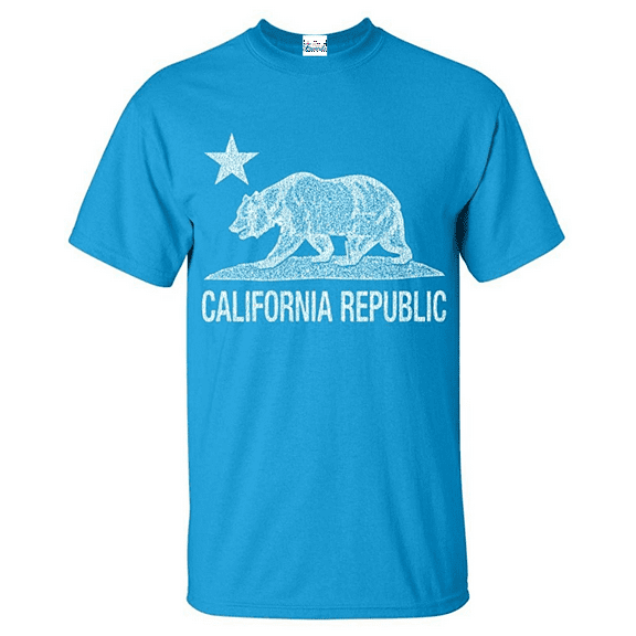 Men's T-Shirt Short Sleeve - California Cali