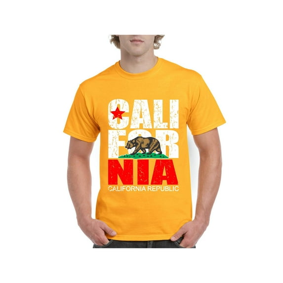 Men's T-Shirt Short Sleeve - California Cali