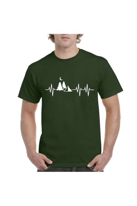 Men's T-Shirt Short Sleeve - Camping Hiking Gift