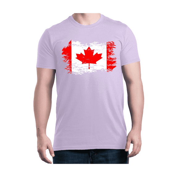Men's T-Shirt Short Sleeve - Canada Flag