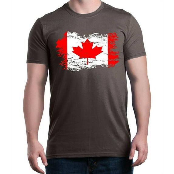Men's T-Shirt Short Sleeve - Canada Flag