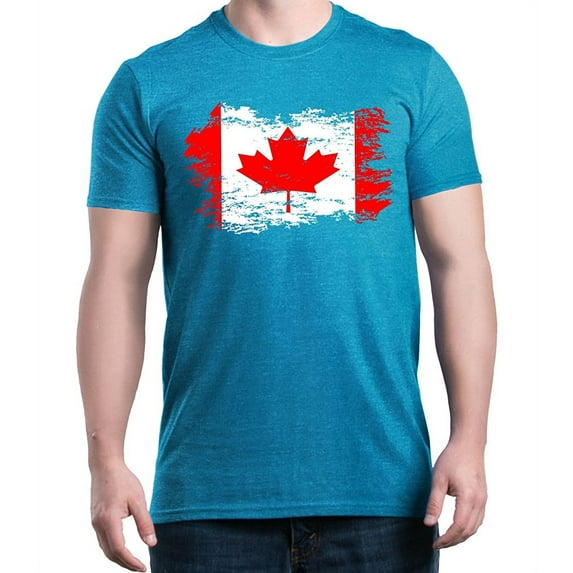 Men's T-Shirt Short Sleeve - Canada Flag