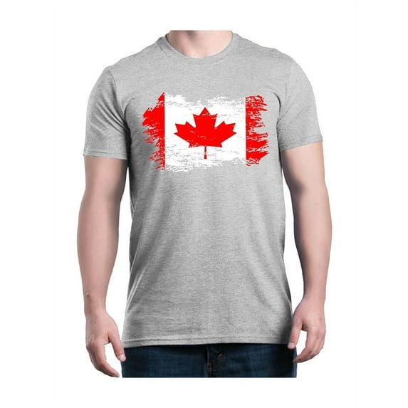 Men's T-Shirt Short Sleeve - Canada Flag
