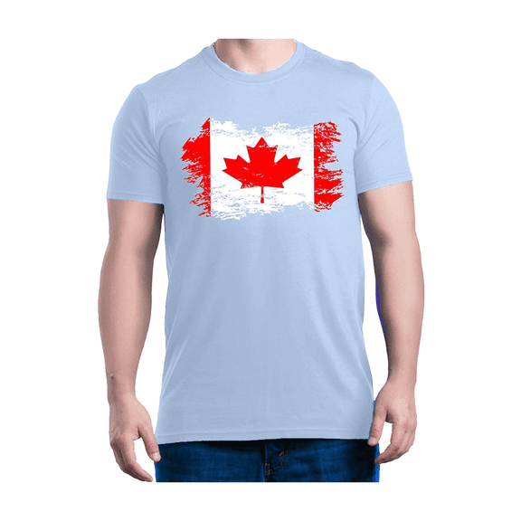 Men's T-Shirt Short Sleeve - Canada Flag