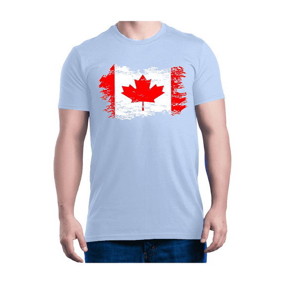 Men's T-Shirt Short Sleeve - Canada Flag