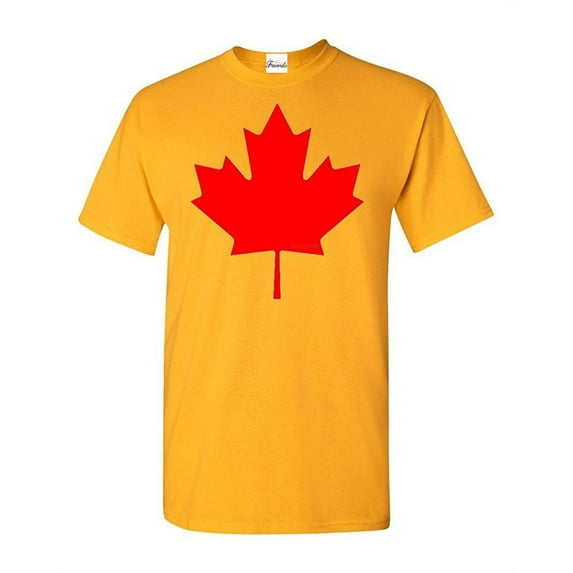 Men's T-Shirt Short Sleeve - Canada Leaf